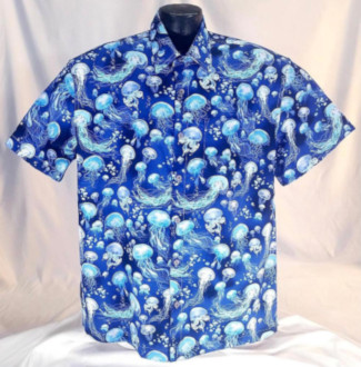 Jellyfish Hawaiian shirt